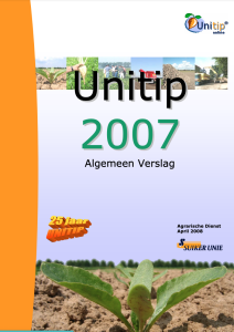 Unitip Verslag 2007